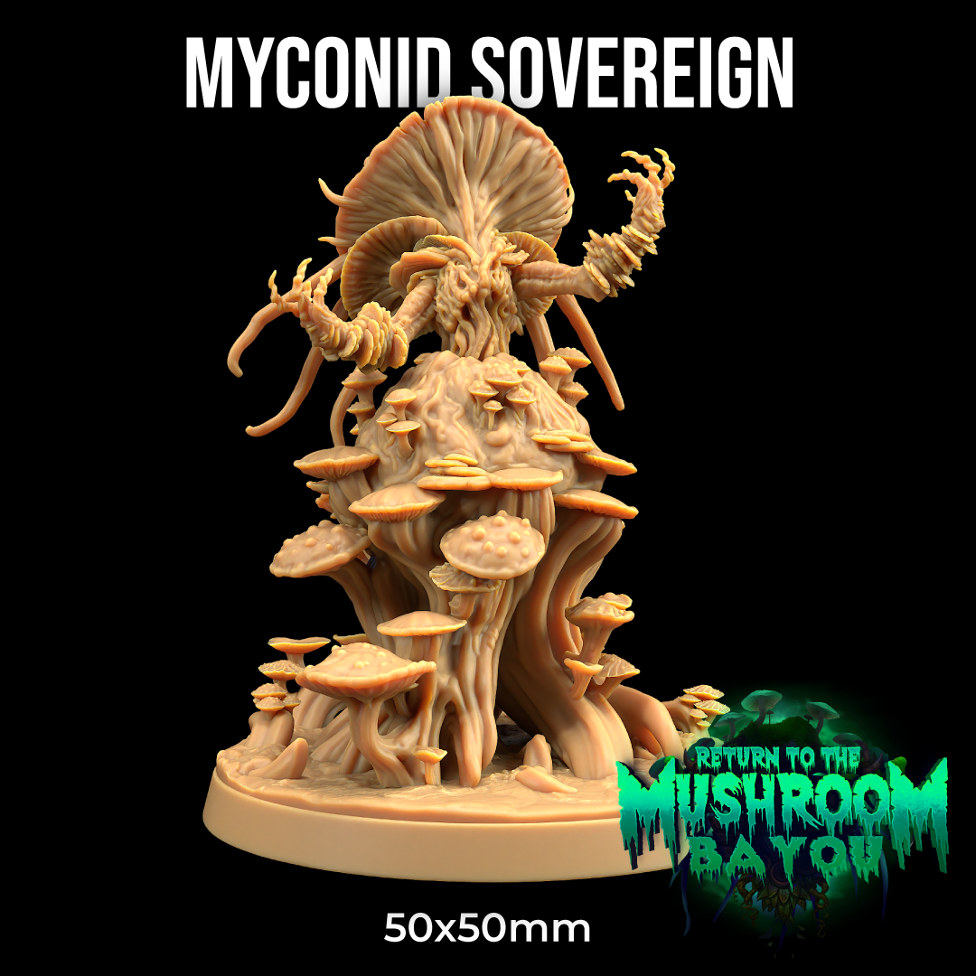 Myconid Sovereign | PRESUPPORTED | Return To The Mushroom Bayou